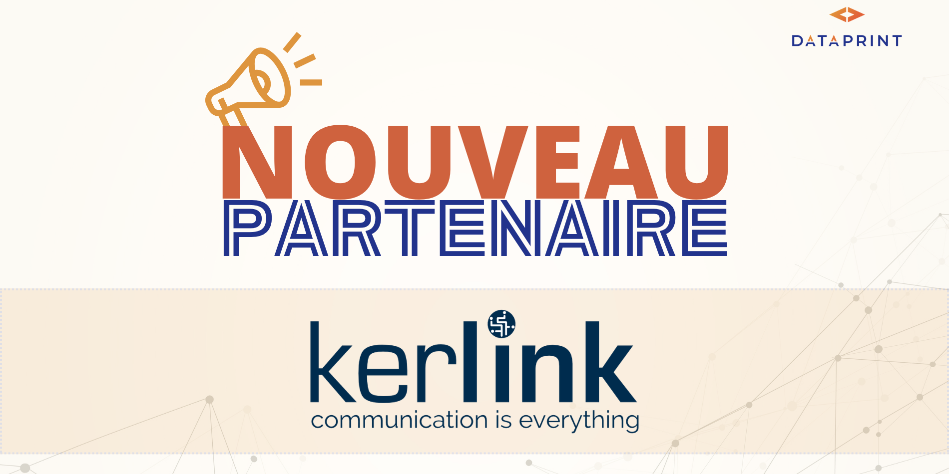 Annonce kerlink bandeau Kerlink au catalogue DataPrint