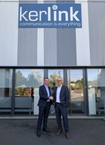 Loïc Kervenec, directeur général de DataPrint, et William Gouesbet, PDG de Kerlink.